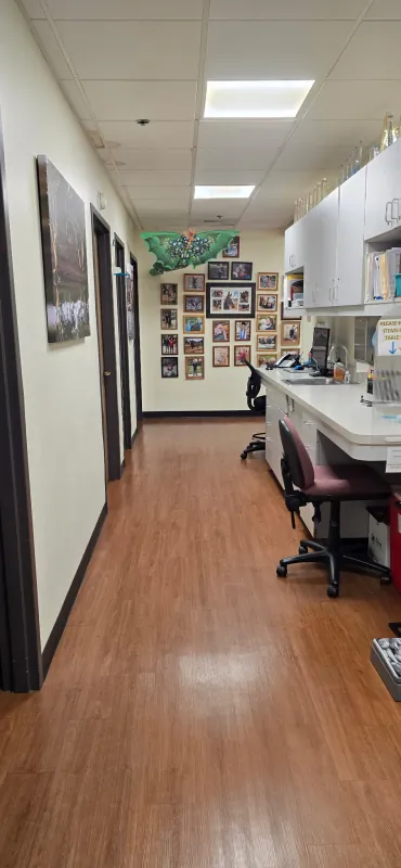 Hallway inside the Modena Health Coronado office.