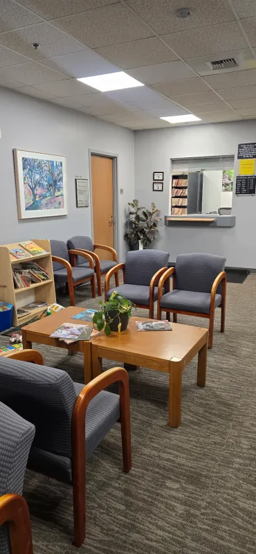 Waiting room inside the Modena Health Coronado office.