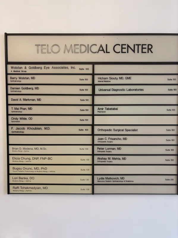 Telo Medical Center directory for the Modena Health Torrance office.