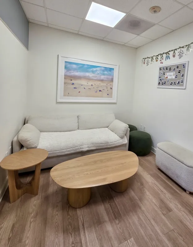 Waiting room inside the Modena Health Torrance office.